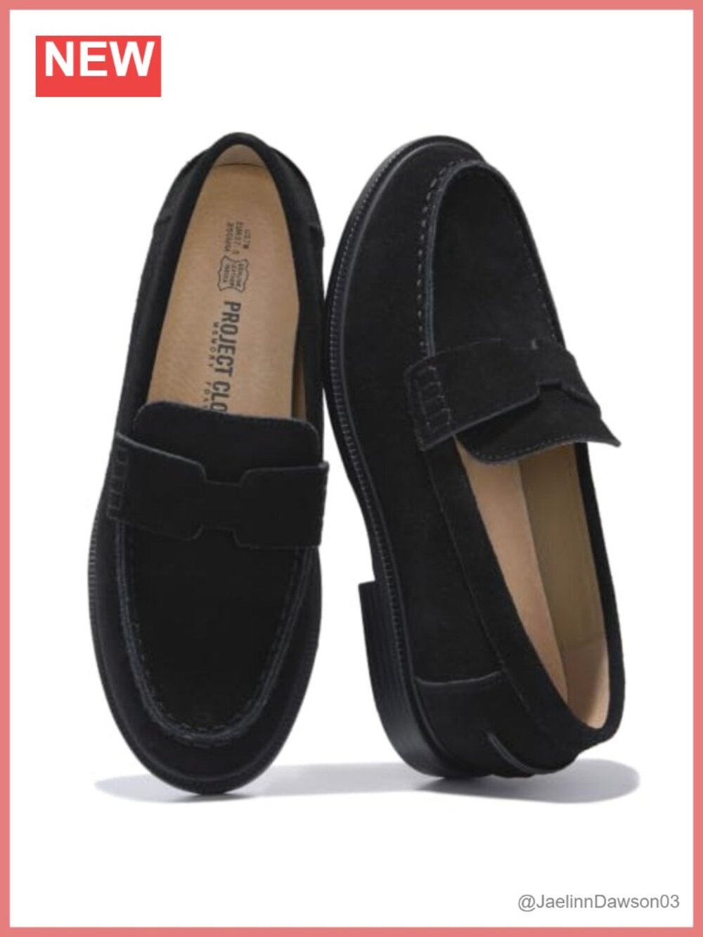 Genuine Suede Leather Slip-On Loafers Women Moc Toe
